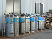液化酸素LGC容器供給